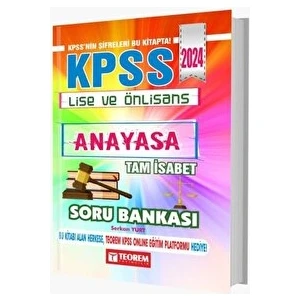 Teorem Yayıncılık Kpss Lise Ön Lisans Tam Isabet Anayasa Soru Bankası