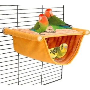 YY Store Papağan Hamak Hamster Yuvası Sıcak Hamak Çıkarılabilir ve Yıkanabilir Hamak Pencere Pervazı Askılı (Yurt Dışından)
