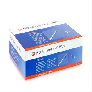 Bd Micro-Fine Plus 1 ml (30G) 0,30 mm x 8 mm 1 Paket 100 Adet