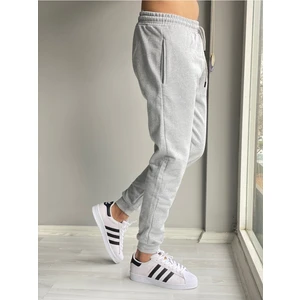 Relax Family Xf Erkek Yazlık Eşofman Altı Dar Paça Jogger Gri Pamuklu RLX044513