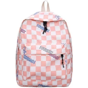 Büyük Kapasiteli Okulkoreli Versiyonu Kız Öğrenci Ortaokul Japon Kız Ekose Sırt Lise Sırt Çantası (Yurt Dışından)