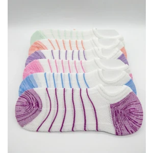 Ciho Socks 6 Çift Kadın File Örgü Görünmez Patik Çorap
