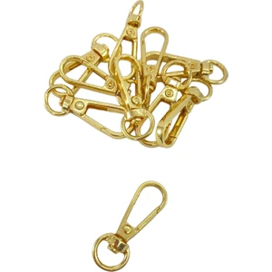 Ala Depo 1 cm Kanca Çanta Aksesuarı (10 Adet) Gold