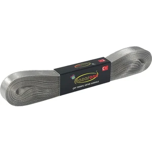 Ala Depo Saten Çift Taraflı Kurdele 1cm 10 Metre Gri
