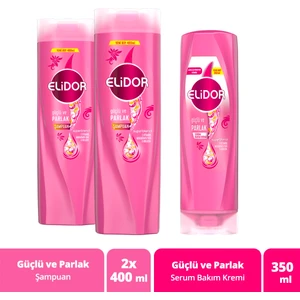 Superblend Saç Bakım Şampuanı Güçlü ve Parlak 400 ml X2 + Serum Bakım Kremi 350 ml
