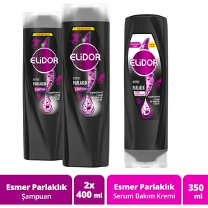 Superblend Saç Bakım Şampuanı Esmer Parlaklık 400 ml X2 + Serum Bakım Kremi 350 ml