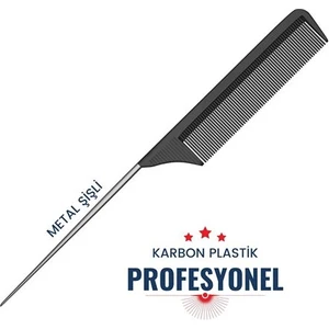 12+2 Adet Krepe Tarağı Metal Şişli Absolute Profesyonel