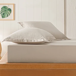 Naturalis Ranforce Çift Kişilik Lastikli Çarşaf - Bej