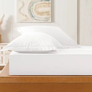 Naturalis Ranforce Çift Kişilik Lastikli Çarşaf - Beyaz