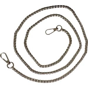 Ala Depo Kare Model Çanta ZINCIRI(100 Cm) Gümüş