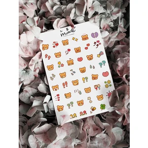 Ayıcık Tırnak Dövmesi, Tırnak Tattoo, Nail Art, Tırnak Sticker