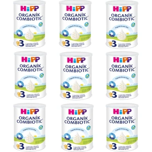 3 Organik Combiotic Devam Sütü 350gr 9 Adet