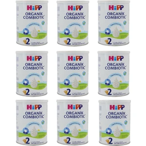 2 Organik Combiotic Devam Sütü 350gr 9 Adet