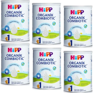 1 Organik Combiotic Bebek Sütü 350gr 6 Adet