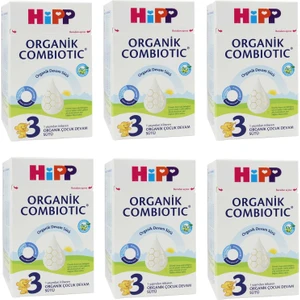 3 Organik Combiotic Devam Sütü 800gr 6 Adet