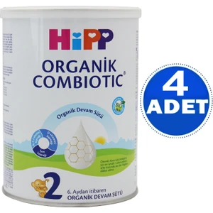 2 Organik Combiotic Devam Sütü 350 gr 4 ADET