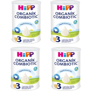 3 Organik Combiotic Devam Sütü 350 gr 4 ADET