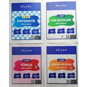 Bilfen Yayınları 4  4. Sınıf 4'lü Soru Bankası Seti
