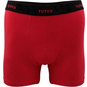 0400 Erkek Elastan Spor Boxer Kırmızı
