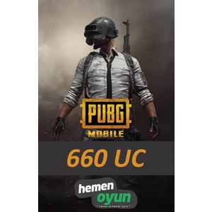 Pubg Mobile TR 660 Uc Yükleme(Top-Up)