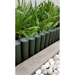 Trend Bahçe Plastik Çim Bordürü 2.3 Metre Çim Ayırıcı Yeşil