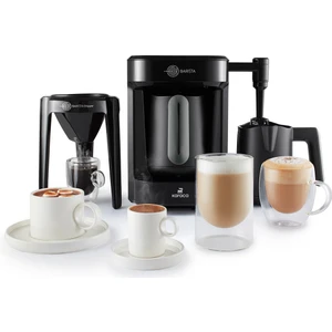 Hatır Barista Cappuccino ve Türk Kahve Makinesi Antrasit