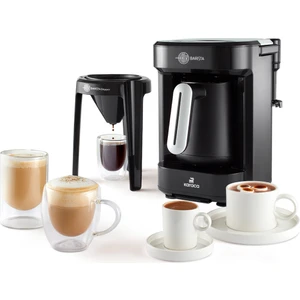 Hatır Barista Cappuccino ve Türk Kahve Makinesi Pearl White