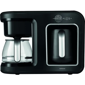 Hatır Plus 2 In 1 Kahve Makinesi Black Chrome