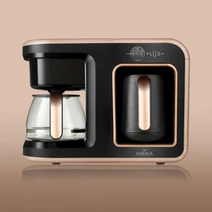 Hatır Plus 2in 1 Türk ve Filtre Kahve Makinesi Rosie Brown