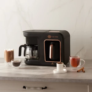 Hatır Plus Mod 5 In 1 Essential Kahve Makinesi Black Copper