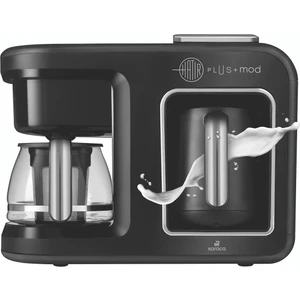 Hatır Plus Mod 5 In 1 Konuşan Kahve ve Çay Makinesi Black Chrome