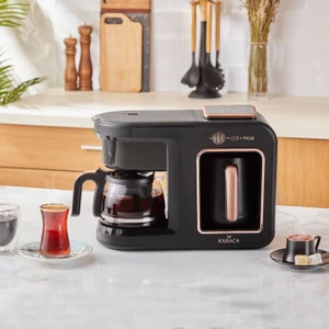 Hatır Plus Mod 5 in 1 Kahve Ve Çay Makinesi Black Copper