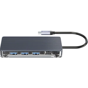 7 Portlu USB 3.0 100W HDMI TF/SD Kart Okuyucu Çoklayıcı HUB Gri