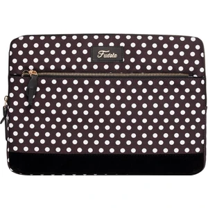 13-14 inch black Polka Dot Macbook- Laptop Çantası