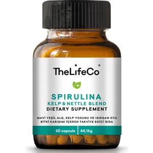 Spirulina, Kelp&Nettle 60 Kapsül