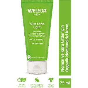 Skin Food Light Normal ve Kuru Ciltler Için Nemlendirici ve Besleyici Organik Bakım Kremi 75 ml