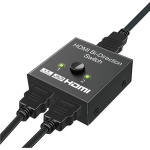 2 Port Çift Yönlü HDMI Switch Splitter Ekran Monitör Çoklayıcı Çoğaltıcı 4K 3D 1080P Adaptör