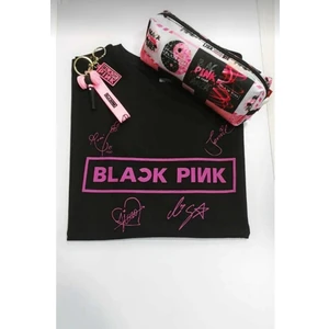 GC GÖKHAN CLUB Blackpink Unisex T-Shirt Anahtarlık Kalemlik Kombin