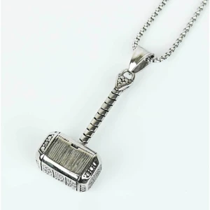 Herşey Nota Marvel The Avengers Thor Çekiç Çelik Kolye