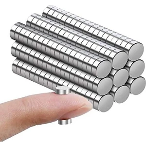 Yuvarlak Küçük Neodyum Mıknatıslar Çap: 6mm Kalınlık :2mm