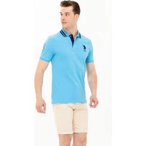 U.S. Polo Assn. Erkek Turkuaz Basic T-Shirt 50263001-VR093
