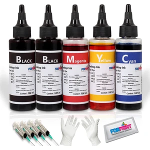 Canon G1411, Canon G2411 Yazıcı Uyumlu Forprint Dolum Seti 5X100ML 5'li Set
