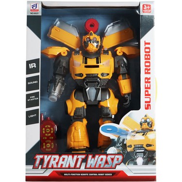 MEGA Tyrant Wasp Kızılötesi Işın R/C Robot 3-6 Yaş Eğitici Fiyatı