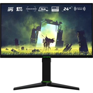 Monster Aryond A24 V1.1 24" 144 Hz 1 Ms Hoparlörlü Full Hd Fast IPS Oyuncu