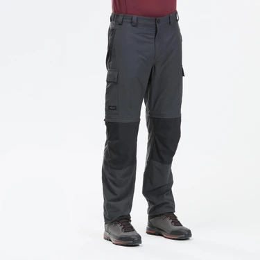 Decathlon Forclaz Erkek Modüler Outdoor Pantolon - Gri -