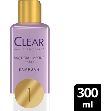 Clear Scalpceuticals Saç Bakım Şampuanı Saç Dökülmesine Karşı 300