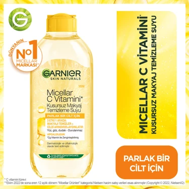 Garnier Micellar C Vitamini Kusursuz Makyaj Temizleme Suyu