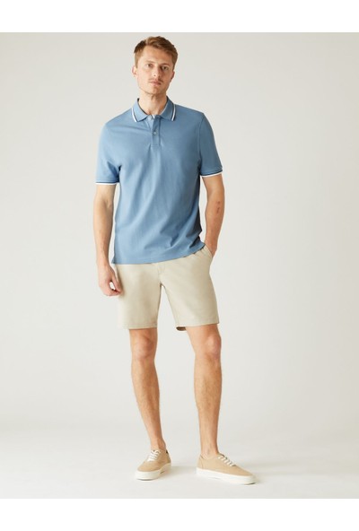 Marks & Spencer Saf Pamuklu Polo Yaka T-Shirt