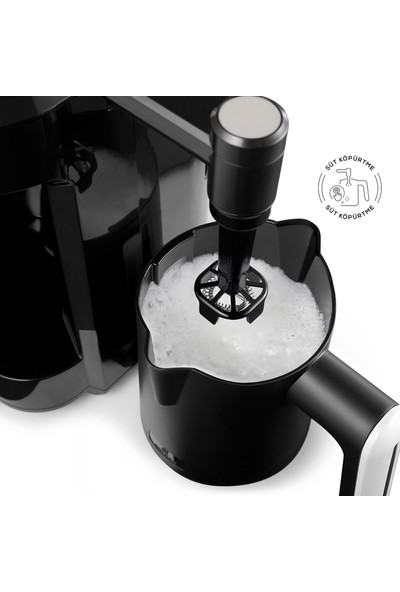 Karaca Hatır Barista Cappuccino ve Türk Kahve Makinesi Pearl White