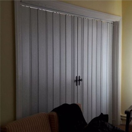 Akordiyon Çift Kapı 132x250 cm Camsız Akçaağaç 12Mm Katlanır Akordeon PVC fiyatları